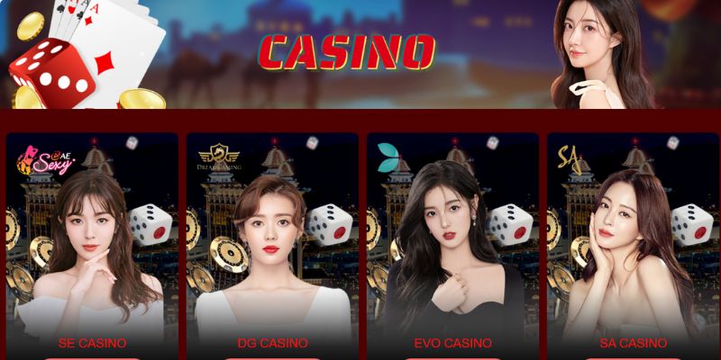 Sảnh casino đạt chuẩn Las Vegas sang trọng mà sành điệu 